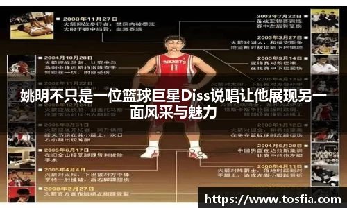姚明不只是一位篮球巨星Diss说唱让他展现另一面风采与魅力